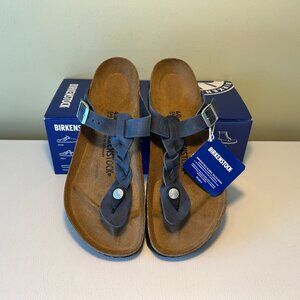 Birkenstock Gizeh Braided Oiled Leather Sandals